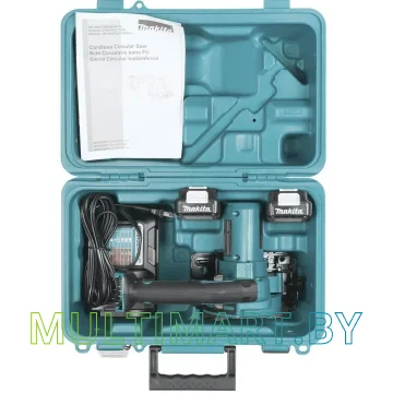 Дисковая (циркулярная) пила Makita HS301DWAE (с 2-мя АКБ, кейс) картинка 4